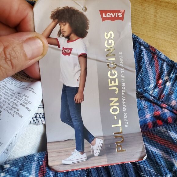 Levi’s plaid corduroy pull-on jeggings Size 14 Reg - Picture 9 of 10